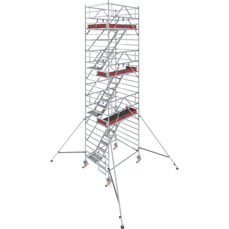 Rusztowanie jezdne aluminiowe Krause Stabilo 5500 (1,50x2,00 m) – wys. rob. 8,3 m